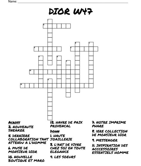 dior フレグランス|dior fragrance crossword.